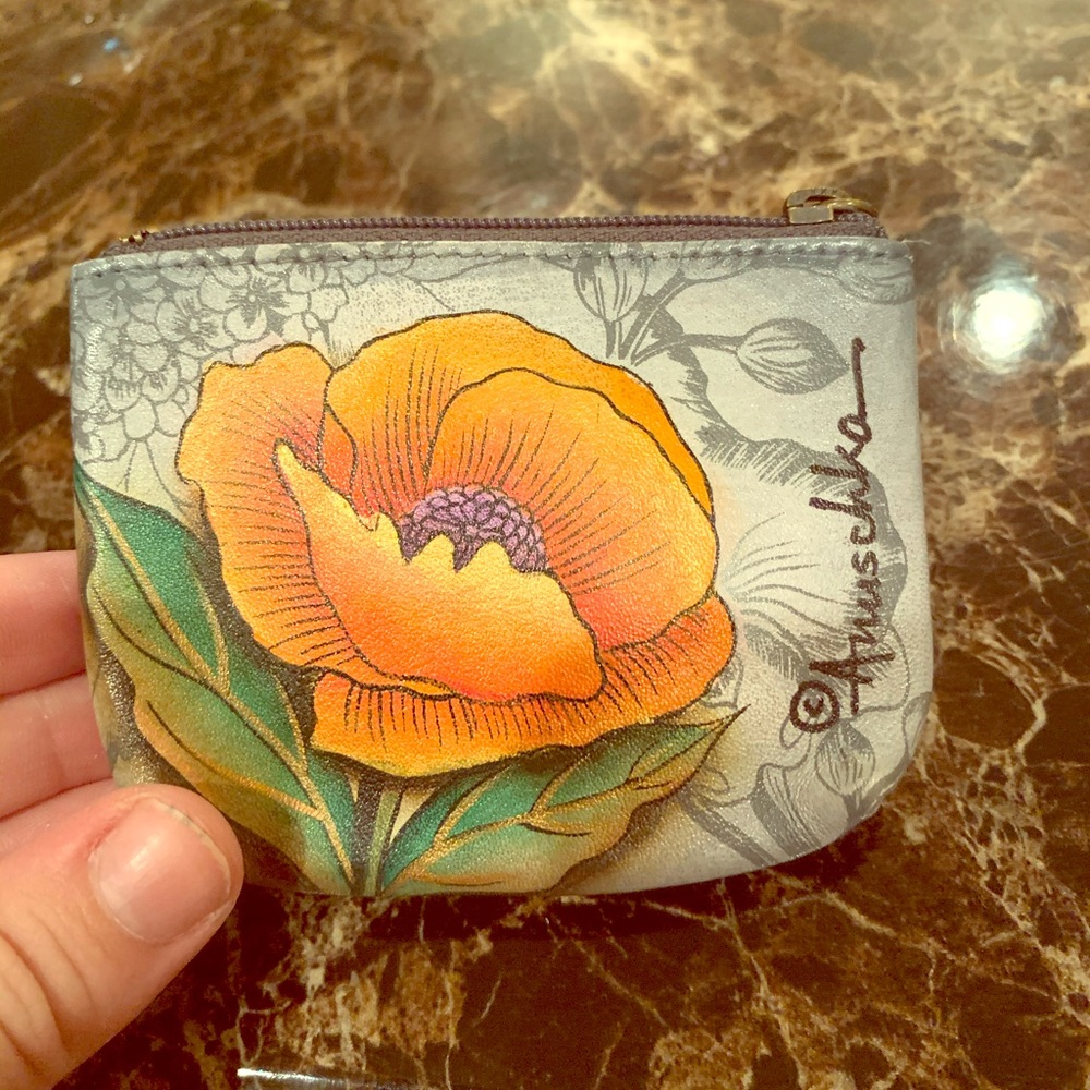 Anuschka Floral Coin purse